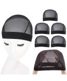 Xtrend 5-Piece Large Stretch Mesh Wig Cap for Black Women - Super Stretch Dome Style Size L Black #1 - Buy Online on GoSupps.com