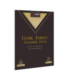 A-SUB Inkjet Dark Fabric Transfer Paper 20 Sheets 8.5x11 - DIY Custom T-Shirts, Totes, Bags - Buy Online on GoSupps.com