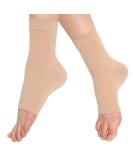 Spotbrace Medical Compression Ankle Brace - Pain Relief & Support for Ankle Swelling, Plantar Fasciitis, Achilles Tendonitis - Nude Medium (1 Pair) - Buy Online on GoSupps.com