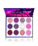 Yeweian Glitter Eyeshadow Palette - 12 Colors Shimmer High Pigment Powder, Dream Purple Pink Makeup Palette for Women & Girls | Long-Lasting & Waterproof - Buy Online on GoSupps.com