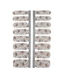 Premium Rose Pattern Nail Foils | 16 Ultra-Thin Self-Adhesive Nail Art Wraps for Natural & Gel Nails - Buy Online on GoSupps.com