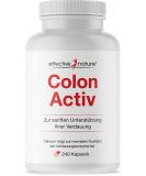 Colon Activ - 240 Capsules | Supports Digestion & Intestinal Health | Gentle 4-Week Nutrient Program with Calcium & Psyllium Husks | International Shipping Available - Buy Online on GoSupps.com