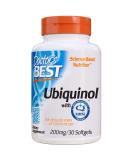 Doctor's Best Ubiquinol 200 mg - 30 Softgels | Premium Antioxidant Support - Buy Online on GoSupps.com