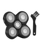 Buy 5D Head Shaver Replacement Head & Razor Blade Heads - Easy Install Beard Cutter with Cleaning Brush - International Shipping Available - Buy Online on GoSupps.com