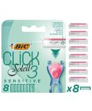 BIC Soleil Sensitive Razor Blades for Women | 8-Pack Refills | Smooth Caring Shave | International Shipping - Buy Online on GoSupps.com