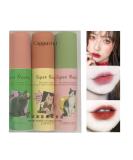 3Pcs Matte Lip Gloss Set - Waterproof Long Lasting Velvet Lipstick in Cute Cat Package | High Pigmented Non-Stick Lip Stain Makeup - Buy Online on GoSupps.com