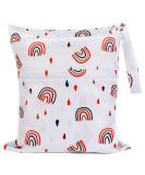 Vicloon Wet Bag - Waterproof Reusable Cloth Diaper Bag for Babies - Rainbow Design - 1PCS - Buy Online on GoSupps.com