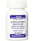 Sodium Chloride Tablets 1 Gm USP - 100 Tablets, Pack of 1 | Normal Salt Supplement - Buy Online on GoSupps.com