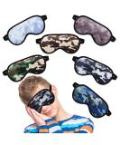 6-Pack Kids Camo Sleep Mask - Soft Satin Eye Cover for Boys | Adjustable Straps, Light Blocking, 6 Camouflage Styles - Buy Online on GoSupps.com