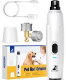 Bonve Pet Dog Nail Grinder - Super Quiet & USB Rechargeable Clipper with 2 Grinding Wheels - Buy Online on GoSupps.com