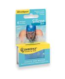 Ohropax Silicone Aqua Earplugs - Waterproof Pre-Ear Plugs for Swimming (6 Pieces) - Skin-Friendly Protection - Buy Online on GoSupps.com