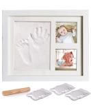 Baby Handprint & Footprint Frame - Amayga Wooden Plaster Print Set | Perfect Newborn Memory Gifts - Buy Online on GoSupps.com