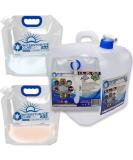 WaterStorageCube Premium Collapsible Water Container Bundle - BPA-Free Camping Drink Storage Jug for Outdoors & Survival - 3pc/5pc Set - Buy Online on GoSupps.com