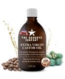 Extra Virgin Castor Oil - 100% Pure Cold Pressed Unrefined - 4.25oz for Skin Hair & Eyelashes Care | The Goodbye Company - Buy Online on GoSupps.com