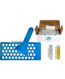 Buy 50 Lip Balm Tube Tray Set | HDPE BPA Free Tubes Caps & Seal Sleeves - Perfect for DIY Lip Balm Kits - Buy Online on GoSupps.com