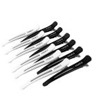 Buy Aimike 12-Piece Professional Hair Clips Set - Ideal for Styling & Cutting Slippery & Traceless Perfect for Thick & Thin Hair - 6 Black & 6 White - Buy Online on GoSupps.com
