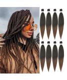 Beyond Beauty 26Inch 8Pack/Lot Pre Stretched Braiding Hair Extensions EZ Briads Hot Water Setting Yaki Braiding Hair(T1B-30) 8Packs-26Inch T1B-30 - Buy Online on GoSupps.com