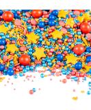 Super Sprinkle Superheld (180g) | EU Sugar Sprinkles for Cakes & Biscuits | Azo Dye-Free Streusel Mix from Hamburg - Buy Online on GoSupps.com