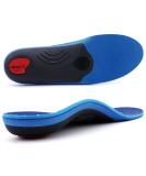 TOPSOLE Orthotic Insoles for Plantar Fasciitis and Foot Pain - Arch Support for Men and Women (UK-9-28cm, Blue) - Buy Online on GoSupps.com