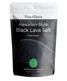 Viva Doria Hawaiian Black Lava Sea Salt Fine Grain Lava Salt 2 lb (907 g) 2 Pound (Pack of 1) - Buy Online on GoSupps.com