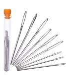 Large-Eye Blunt Needles Set - 9 Pieces Steel Sewing & Knitting Needles (Silver) - Buy Online on GoSupps.com
