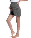 Amorbella Women's Maternity Yoga Shorts XXL Dark Gray - Pregnancy Lounge Wear Pants - Buy Online on GoSupps.com