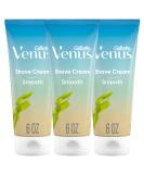Gillette Venus Smooth + Olay Shaving Cream for Women 3 Count 6 oz - Buy Online on GoSupps.com