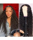 Curly Lace Front Wig Human Hair - 20 Wear and Go Glueless Wig for Beginners - Buy Online on GoSupps.com