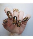 Zaubern gel4Home | UV Nail Wraps Gel Foils & Semi-Cured Gel Nails - Glitteruniverse for Effortless Nail Art - Buy Online on GoSupps.com