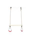 PLAYBERG Kids Trapeze Swing Bar with Rings - Hanging Ropes Included - Buy Online on GoSupps.com