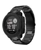 GELISHI Stainless Steel Watch Band for Garmin Instinct | Quick Release Replacement Strap - Black - Buy Online on GoSupps.com
