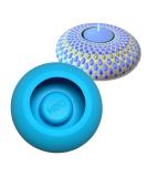 Tea Light Candle Holder Silicone Mold - by Happy Dotting Company - Round Shape - Tealight Candle Molds for Cement Casting - DIY & Creative Projects - Dotting and Mandala Art - Buy Online on GoSupps.com