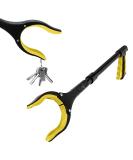 19 Inch Foldable Grabber Reacher Tool with Strong Magnetic Tip - Heavy Duty Trash Picker Claw for Elderly Mobility Aid (Yellow) - Buy Online on GoSupps.com
