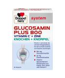 Doppelherz System Glucosamin 800 Plus with Vitamin C - Supports Healthy Cartilage Function - 60 Capsules - International Shipping Available - Buy Online on GoSupps.com