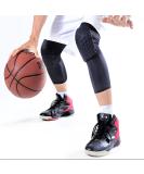 Full Knee Calf Padded Compression Leg Sleeve - Thigh Support Gear for Football Basketball Soccer & More | Youth & Adult | 1001BL Large Black - Buy Online on GoSupps.com