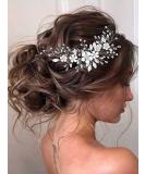 Unicra Silver Bride Wedding Hair Vine - Rhinestone Bridal Hair Piece - Buy Online on GoSupps.com