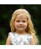Golden Princess Headband Hair Chain for Little Girls - Birthday Wedding Party Dress Up - Buy Online on GoSupps.com