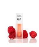 M LI Organic Lip Oil with Hyaluronic Acid | Non-Sticky Natural Lip Gloss for Moisturizing & Revitalizing | Clear Raspberry Flavor - Buy Online on GoSupps.com