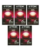 TDK Premium Quality HS 6Hrs T-120 VHS 5pk - Buy Online on GoSupps.com