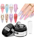 Supwee Solid Sculpture Builder Gel Clear Non-Stick Hand Nail Extension Gel for Carving Patterns Decoration Nail Strengthen Hard Gel Soak Off UV Gel 14g(0.49fl oz) - Buy Online on GoSupps.com