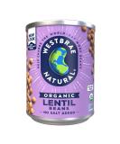 Westbrae Natural Organic Lentil Beans 15 Oz (Pack of 12) - No Salt Added - Packaging May Vary - Buy Online on GoSupps.com