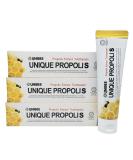 UNIBEE Propolis Toothpaste - Fluoride-Free Water Soluble Sensitive Teeth Relief 120g (Pack of 3) - International Shipping Available - Buy Online on GoSupps.com
