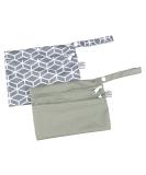 EARTHTOPIA Small Waterproof Nast Pockets | Wetbags for Women's Bandages Panty Liners Insoles & Swimwear | 2 Pack (15x20cm) - Buy Online on GoSupps.com