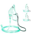 2 Pack Oxygen Mask for Face Adult with 6.6' Tube & Adjustable Elastic Strap - Size L Size L-2pcs - Buy Online on GoSupps.com