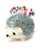 Honbay Furry Hedgehog Pin Cushion - Fabric Pin Holder for Sewing & DIY Crafts (Grey) - Buy Online on GoSupps.com