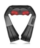 Shiatsu Neck and Back Massager with Soothing Heat, Nekteck Electric Deep Tissue 3D Kneading Massage Pillow for Shoulder, Leg, Body Muscle Pain Relief, Home, Office, and Car Use Black - Buy Online on GoSupps.com