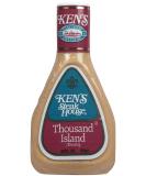 Kens Steak House Thousand Island Salad Dressing 16 fl. oz. (4 Pack) - Gluten Free & Kosher - Buy Online on GoSupps.com