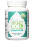 Hemp Seed Oil 1000mg - 60 Softgels (Pack of 4) | Natural Wellness Supplement - Buy Online on GoSupps.com
