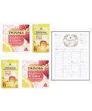Fruit Tea Bags Bundle which Contains Twinings Raspberry & Lemon Fruit Tea 20 per pack (2) and Twinings Spiced Ginger 20 Tea Bags (2) Including Grocery List Card - Buy Online on GoSupps.com