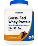 Nutricost Grass-Fed Whey Protein Concentrate - Chocolate Peanut Butter 5LBS | Premium Quality Whey Protein for Muscle Growth - Buy Online on GoSupps.com